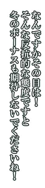 パイガ「なんですかその目は！ そんな反抗的な態度ですと冬のボーナスも期待しないでくださいね！」